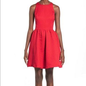 Soprano Bow-Back Polka Dot Dress Size S